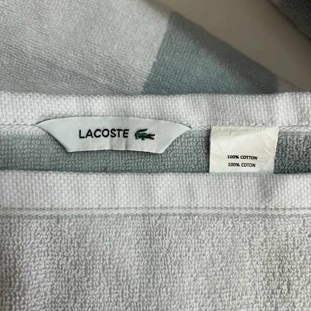 NWT‎ Lacoste Bath Towel - 100% Cotton 30 X 52